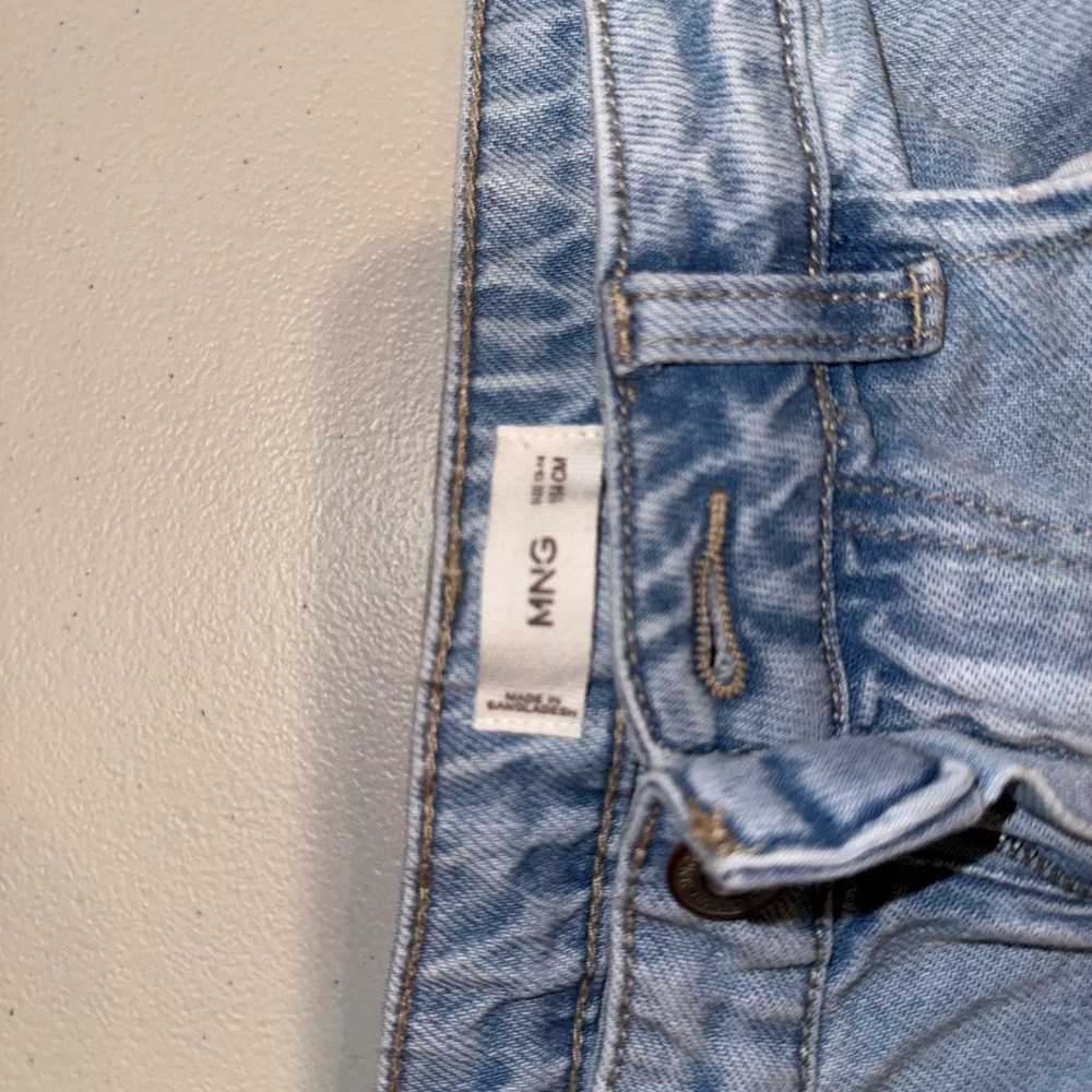 Mango Sky Blue Denim Jeans